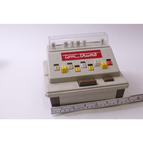 Vintage, 1968, Tom Thumb, Cash Register, Activity Toy, Learning, ~ 250826-WH 529 - Picture 3 of 3